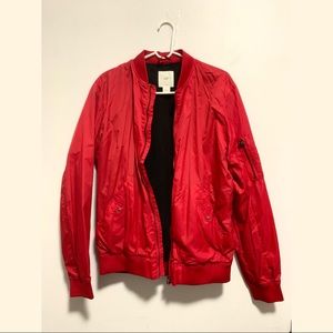 H&M | Lightweight Red Bomber
